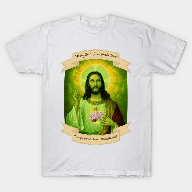 Zombie Jesus T-Shirt by BishopCras